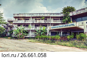 Abandoned hotel (2017 год). Стоковое фото, фотограф Виктор Застольский / Фотобанк Лори