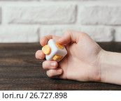 Fidget cube stress fingers toy. Стоковое фото, фотограф Ольга Сергеева / Фотобанк Лори