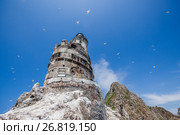 Заброшенный маяк Анива на острове Сахалин. Стоковое фото, фотограф Поволкович Федор / Фотобанк Лори
