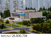 Москва, Марьино, Новочеркасский бульвар , 21А, кинотеатр "Экран" (2017 год). Стоковое фото, фотограф glokaya_kuzdra / Фотобанк Лори