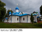 Переславль-Залесский, Церковь Иконы Божией Матери Казанская в Феодоровском Переславском монастыре (2017 год). Стоковое фото, фотограф Литвяк Игорь / Фотобанк Лори