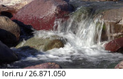 Река Их Сайр в урочище Цагдуулт в Монголии / Rapids and stones of small mountain river Ih Sair in natural boundary Tsagduult, Mongolia (2017 год). Стоковое видео, видеограф Сергей Пристяжнюк (Serg Zastavkin) / Фотобанк Лори