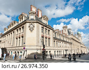 Университет Париж IV Сорбонна (L'Universite Paris-IV). Париж. Франция (2017 год). Редакционное фото, фотограф E. O. / Фотобанк Лори