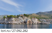 Beautiful island of St. Stephen, Montenegro (2017 год). Редакционное фото, фотограф Ekaterina Andreeva / Фотобанк Лори