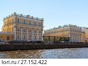 St. Petersburg, Russia - June 04.2017. Museum-Estate Derzhavin. Embankment of Fontanka River, 118. Редакционное фото, фотограф Володина Ольга / Фотобанк Лори