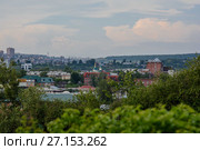 View of Irkutsk from the hill. Стоковое фото, фотограф Konstantin Shabalin / Фотобанк Лори