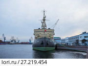 Санкт-Петербург. Ледокол-музей "Красин" (2017 год). Редакционное фото, фотограф Литвяк Игорь / Фотобанк Лори