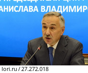 Заместитель Председателя Центральной избирательной комиссии Российской Федерации Станислав Владимирович Вавилов (2015 год). Редакционное фото, фотограф Free Wind / Фотобанк Лори