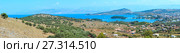 Ksamil town coast, Albania. Стоковое фото, фотограф Юрий Брыкайло / Фотобанк Лори