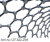 Single-walled zigzag 3 d carbon nanotubes. Стоковая иллюстрация, иллюстратор EugeneSergeev / Фотобанк Лори