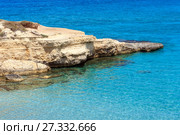 Sea beach Spiaggia della Punticeddha, Salento, Italy (2017 год). Стоковое фото, фотограф Юрий Брыкайло / Фотобанк Лори