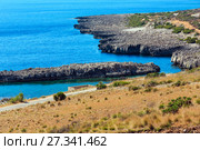 Tyrrhenian sea coast, Macari, Sicily, Italy (2017 год). Стоковое фото, фотограф Юрий Брыкайло / Фотобанк Лори