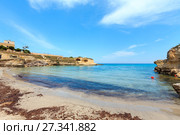 Beach Torre Sant'Andrea, Salento, Italy (2017 год). Стоковое фото, фотограф Юрий Брыкайло / Фотобанк Лори