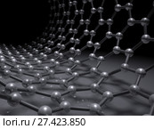 Hexagonal molecular structure 3 d. Стоковая иллюстрация, иллюстратор EugeneSergeev / Фотобанк Лори