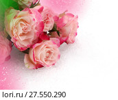 Flower pink roses. Стоковое фото, фотограф ElenArt / Фотобанк Лори