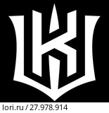 Логотип бейсбольной команды KT Wiz. Южная Корея. Редакционная иллюстрация, иллюстратор Владимир Макеев / Фотобанк Лори