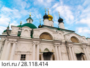 Cathedrals Spaso Yakovlevsky Dimitriev Monastery in a Rostov Veliky, Russia (2016 год). Стоковое фото, фотограф Володина Ольга / Фотобанк Лори