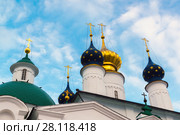Cathedrals Spaso Yakovlevsky Dimitriev Monastery in a Rostov Veliky, Russia (2016 год). Стоковое фото, фотограф Володина Ольга / Фотобанк Лори