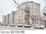 Москва, улица Новорязанская дом 31/7 (2018 год). Редакционное фото, фотограф Дмитрий Неумоин / Фотобанк Лори