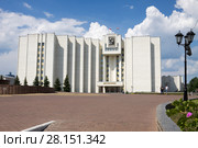 Дом Республики в городе Саранске (2014 год). Редакционное фото, фотограф Солодовникова Елена / Фотобанк Лори