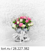 Blossom of beautiful flowers roses. Стоковое фото, фотограф ElenArt / Фотобанк Лори