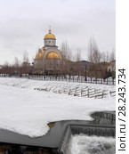 Церковь Святого Иосифа Обручника в Астане (2018 год). Редакционное фото, фотограф Максим Гулячик / Фотобанк Лори
