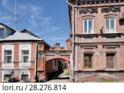 Город Самара. Чапаевская улица, дома 160 и 162 (2017 год). Стоковое фото, фотограф Илюхина Наталья / Фотобанк Лори
