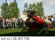 Рыцарский конный турнир (2017 год). Редакционное фото, фотограф Марина Шатерова / Фотобанк Лори