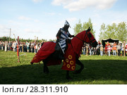Рыцарский конный турнир (2017 год). Редакционное фото, фотограф Марина Шатерова / Фотобанк Лори