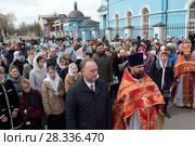 Пасхальный визит митрополита Ювеналия в Богородское благочиние 2017 год. Редакционное фото, фотограф Дмитрий Неумоин / Фотобанк Лори