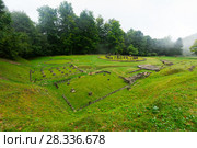 Ruins of Sarmizegetusa Regia (2017 год). Редакционное фото, фотограф Яков Филимонов / Фотобанк Лори