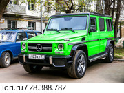 Mercedes-Benz W463 G63 AMG (2018 год). Редакционное фото, фотограф Art Konovalov / Фотобанк Лори