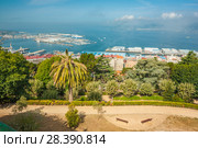 City park in Vigo, Galicia, Spain. Sunny day in summer. Стоковое фото, фотограф Сергей Цепек / Фотобанк Лори