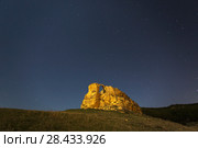Кисловодск. Гора Кольцо. Ночной вид. Стоковое фото, фотограф Литвяк Игорь / Фотобанк Лори