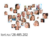 Collection of different people portraits. Стоковое фото, агентство Ingram Publishing / Фотобанк Лори