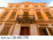 Ciutadella Menorca downtown city of Ciudadela in Balearic islands (2013 год). Стоковое фото, фотограф Tono Balaguer / Ingram Publishing / Фотобанк Лори