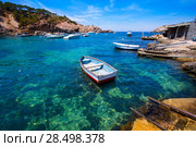 Ibiza Cala Vedella Vadella in Sant Josep at Balearic Islands of spain. Стоковое фото, фотограф Tono Balaguer / Ingram Publishing / Фотобанк Лори