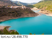 Embalse Arenos in Puebla de Arenoso Castellon Mijares river Spain (2007 год). Стоковое фото, фотограф Tono Balaguer / Ingram Publishing / Фотобанк Лори