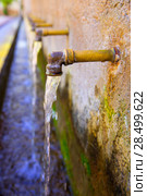 Segorbe fuente de los 50 canos fountain Castellon in Spain Valencian Community (2013 год). Стоковое фото, фотограф Tono Balaguer / Ingram Publishing / Фотобанк Лори