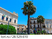 Ortigia street view, Syracuse, Sicily, Italy. (2016 год). Редакционное фото, фотограф Юрий Брыкайло / Фотобанк Лори