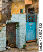 Facade of traditionally built house, Old City, Safed, Northern District, Israel. Стоковое фото, фотограф Keith Levit / Ingram Publishing / Фотобанк Лори