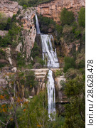Sant Miquel del Fai with waterfall, Barcelona, Spain (2018 год). Стоковое фото, фотограф Яков Филимонов / Фотобанк Лори