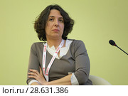 Елена Игоревна Бунина HR-директор компании Яндекс, генеральный директор Яндекса в России на Гайдаровском форуме 2018. Редакционное фото, фотограф Игорь Долгов / Фотобанк Лори