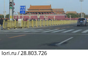 Пекин. Площадь Тяньаньмэнь. Beijing. Tiananmen square. (2018 год). Стоковое видео, видеограф Евгений Романов / Фотобанк Лори