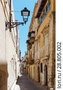 Ortigia street view, Syracuse, Sicily, Italy. (2016 год). Редакционное фото, фотограф Юрий Брыкайло / Фотобанк Лори