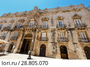 Ortigia street view, Syracuse, Sicily, Italy. (2016 год). Редакционное фото, фотограф Юрий Брыкайло / Фотобанк Лори