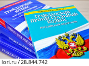 Гражданский процессуальный и Гражданский кодексы России (2018 год). Редакционное фото, фотограф Oles Kolodyazhnyy / Фотобанк Лори