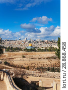 Dome of the Rock in old city, Jerusalem, Israel (2011 год). Стоковое фото, фотограф Сергей Новиков / Фотобанк Лори