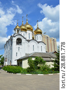 Церковь Преображения Господня в Жуковском. Улица Гагарина, 77а. Город Жуковский. Раменский район. Московская область. Россия (2016 год). Редакционное фото, фотограф lana1501 / Фотобанк Лори