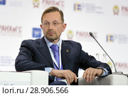 Александр Витальевич Уткин, российский бизнесмен, генеральный директор компании Cotton Way на Гайдаровском форуме 2018. Редакционное фото, фотограф Игорь Долгов / Фотобанк Лори
